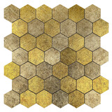 Oppio XL Honey Stone HEXAGON - Zelfklevende Mozaïek