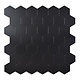 Oppio XL Midnight Black HEXAGON MAT - Zelfklevende Mozaïek Oppio XL Midnight Black HEXAGON MAT - Zelfklevende Mozaïek