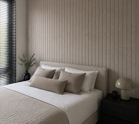 Oppio OPPIO Viltpaneel TAUPE - JAPANDI - 60x280 cm - Brandvertragend & Geluiddempend