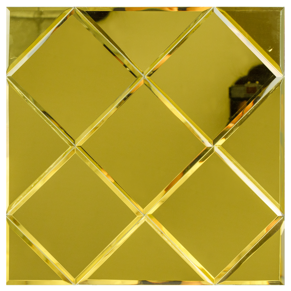 Oppio GOLD Glass - Zelfklevend Mozaiek 300x300x4mm