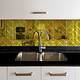 Oppio GOLD Glass - Zelfklevend Mozaiek 300x300x4mm