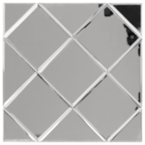 Oppio Silver Glass - Zelfklevend Mozaiek 300x300x4mm Oppio Silver Glass - Zelfklevend Mozaiek 300x300x4mm
