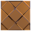 COPPER Glass Mat- Zelfklevend Mozaiek 300x300x4mm