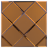 COPPER Glass Mat- Zelfklevend Mozaiek 300x300x4mm