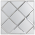 SIlver Glass Mat - Zelfklevend Mozaiek 300x300x4mm