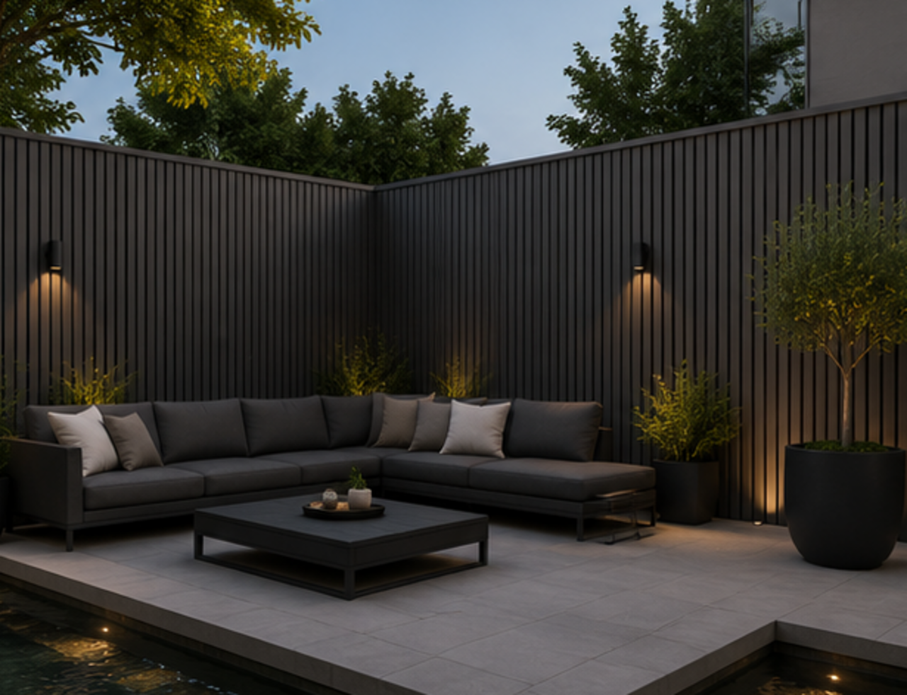 Oppio €20.99 Per Stuk - BLACK - Zwarte strepen - Gevelbekleding – Composiet | 290 x 22 cm | Gevel | Tuin Oppio €20.99 Per Stuk - BLACK - Zwarte strepen - Gevelbekleding – Composiet | 290 x 22 cm | Gevel | Tuin