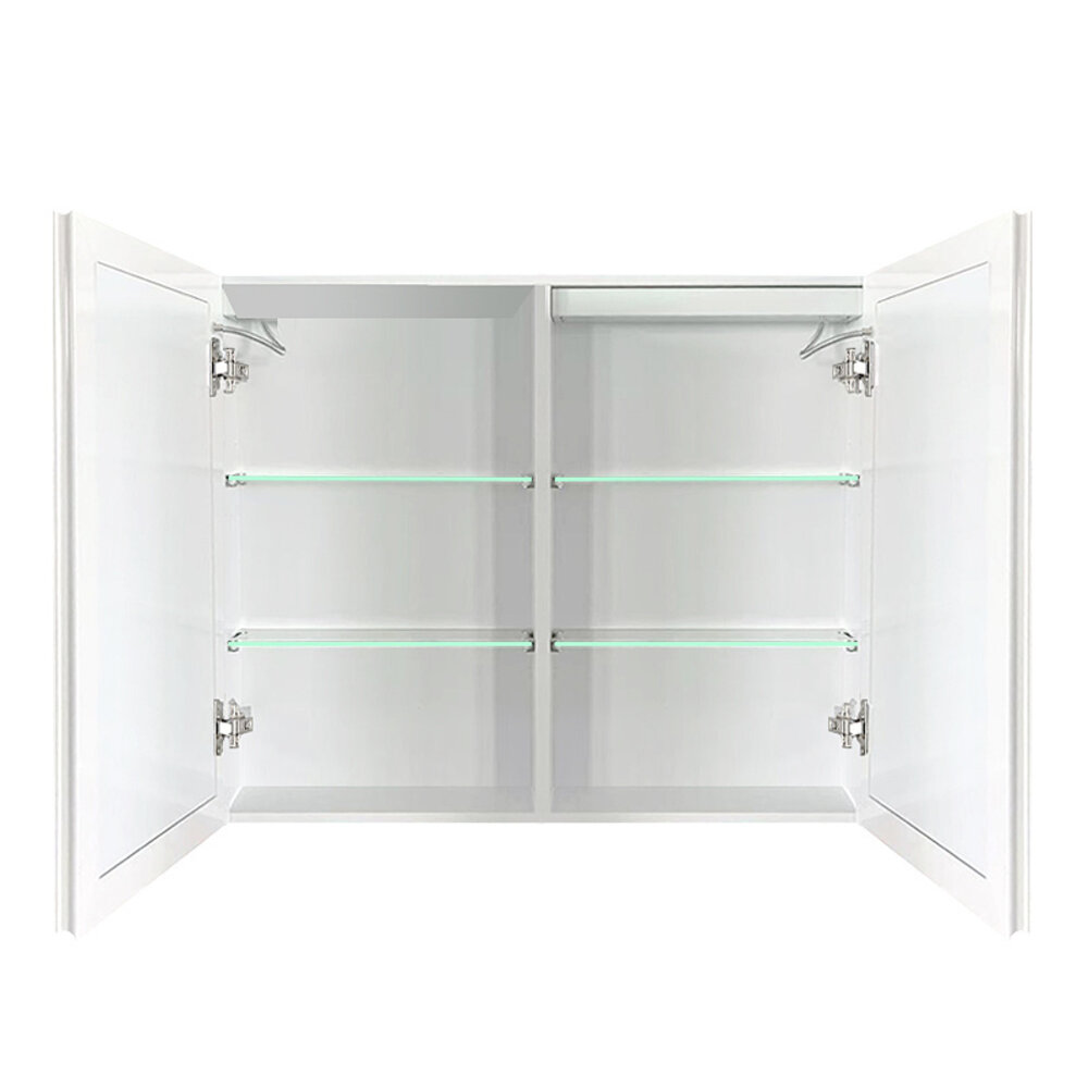 Oppio ZEYN Spiegelkast 100×70 Badkamerspiegel met verlichting