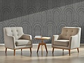 OPPIO Viltpaneel Grijs - BAROK - 60x280 cm - Brandvertragend & Geluiddempend