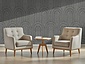 OPPIO Viltpaneel Grijs - BAROK - 60x280 cm - Brandvertragend & Geluiddempend
