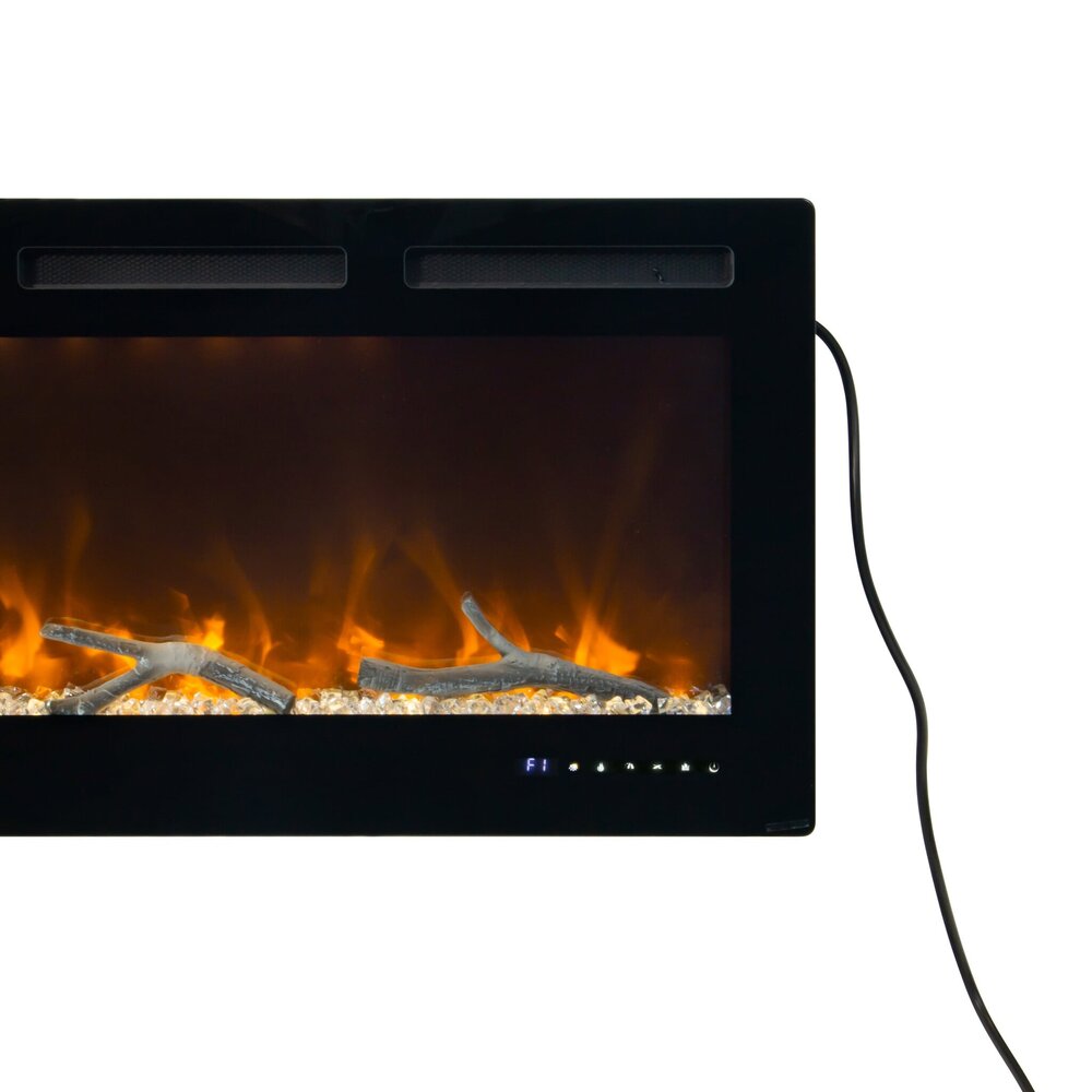 Oppio Paris - 152 CM INBOUW Elektrische Sfeerhaard MET VERWARMING + WIFI + APP FUNCTIE