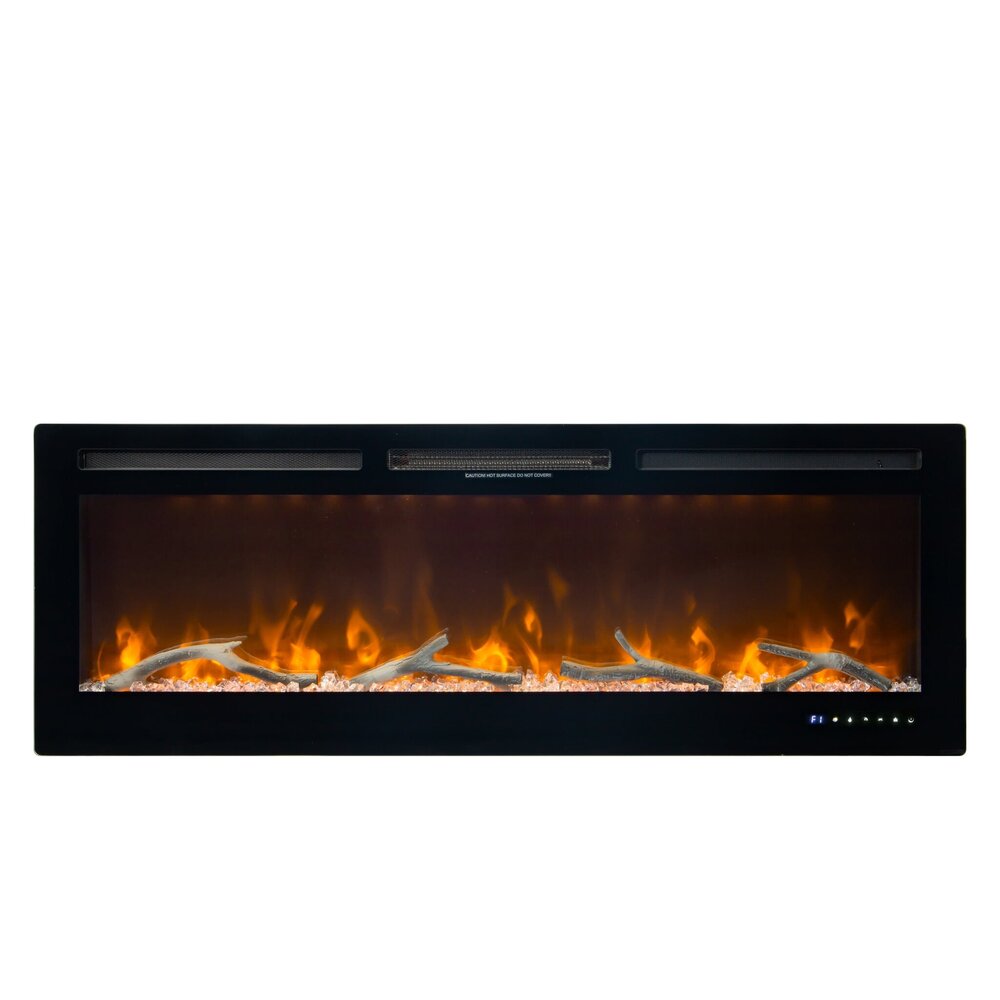 Oppio Paris - 127 CM INBOUW Elektrische Sfeerhaard MET VERWARMING + WIFI + APP FUNCTIE