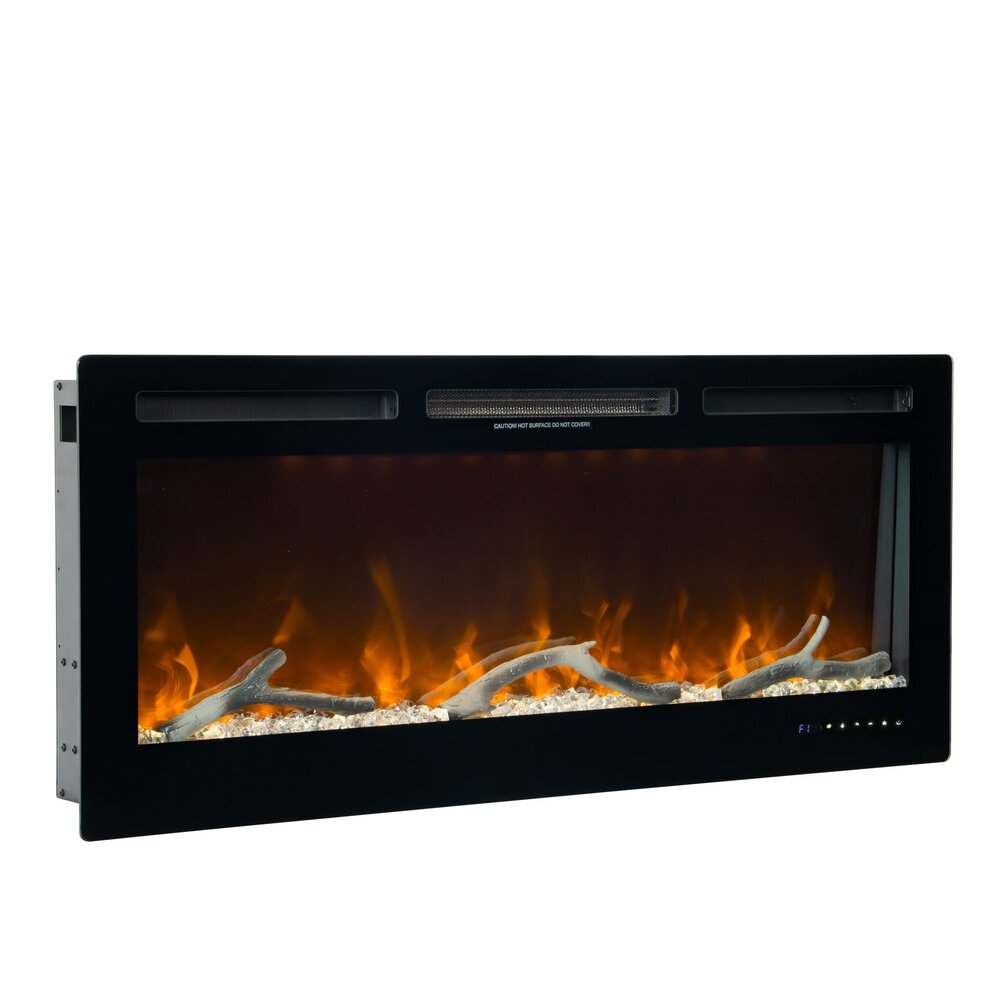Oppio Paris - 105 CM INBOUW Elektrische Sfeerhaard MET VERWARMING + WIFI + APP FUNCTIE