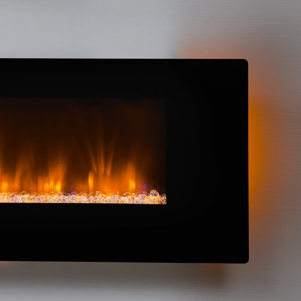 Oppio New York - 105 CM OPBOUW Elektrische Sfeerhaard MET VERWARMING + WIFI + APP FUNCTIE