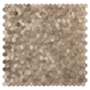 Geborsteld MINI Hexagon Bronce - Zelfklevend Mozaiek 308x298x4mm