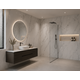 Oppio €37 PER PANEEL - 120x280x0,3 cm - PVC Wandpaneel Calacatta Marmer Wit / Grijs Hoogglans