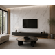 Oppio €37 PER PANEEL - 120x280x0,3 cm - PVC Wandpaneel Calacatta Marmer Wit / Grijs Hoogglans