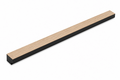 Eindlat Lattenwand kleur: Walnoot 260x2,7x1.6
