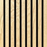 Oppio €25 PER PANEEL - 60x260 cm LICHT EIKEN BEIGE  akoestische wand panelen