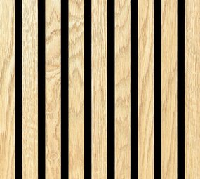 Oppio €25 PER PANEEL - 60x260 cm LICHT EIKEN BEIGE  akoestische wand panelen
