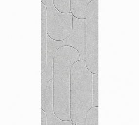 Oppio OPPIO Viltpaneel - SAND GREY - CAPSULE - 280x52 cm - Brandvertragend & Geluiddempend