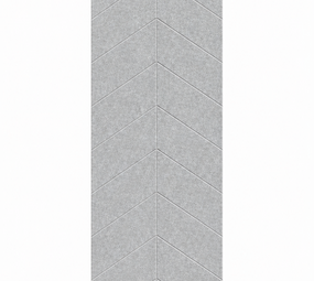 Oppio OPPIO Viltpaneel - SAND GREY - HONGAARSE PUNT - 280x52cm - Brandvertragend & Geluiddempend