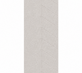 Oppio OPPIO Viltpaneel OFF WHITE - HONGAARSE PUNT- 280x52 cm - Brandvertragend & Geluiddempend