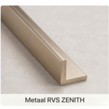 Oppio Buitenhoekprofiel  tbv. Bamboo Wandpanelen  - RVS ZENITH