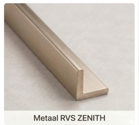 Oppio Buitenhoekprofiel  tbv. Bamboo Wandpanelen  - RVS ZENITH