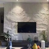 Oppio 3D XL WIT Rockstone Wandpaneel 60x120