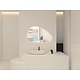 Oppio ARTSY - 100 CM ( Randloos ) Toilet / Badkamerspiegel met verlichting