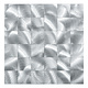 Oppio XL Geborsteld Zilver - Grote blokken - Zelfklevend Mozaiek 305x305x4mm Oppio XL Geborsteld Zilver - Grote blokken - Zelfklevend Mozaiek 305x305x4mm