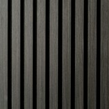 Oppio €25 PER PANEEL - 60x260 cm ZWART Eiken akoestische wand panel Oppio €25 PER PANEEL - 60x260 cm ZWART Eiken akoestische wand panel