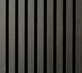 Oppio €25 PER PANEEL - 60x260 cm ZWART Eiken akoestische wand panel