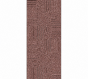 Oppio OPPIO Viltpaneel TERRA - BOGEN - 280x52 cm - Brandvertragend & Geluiddempend