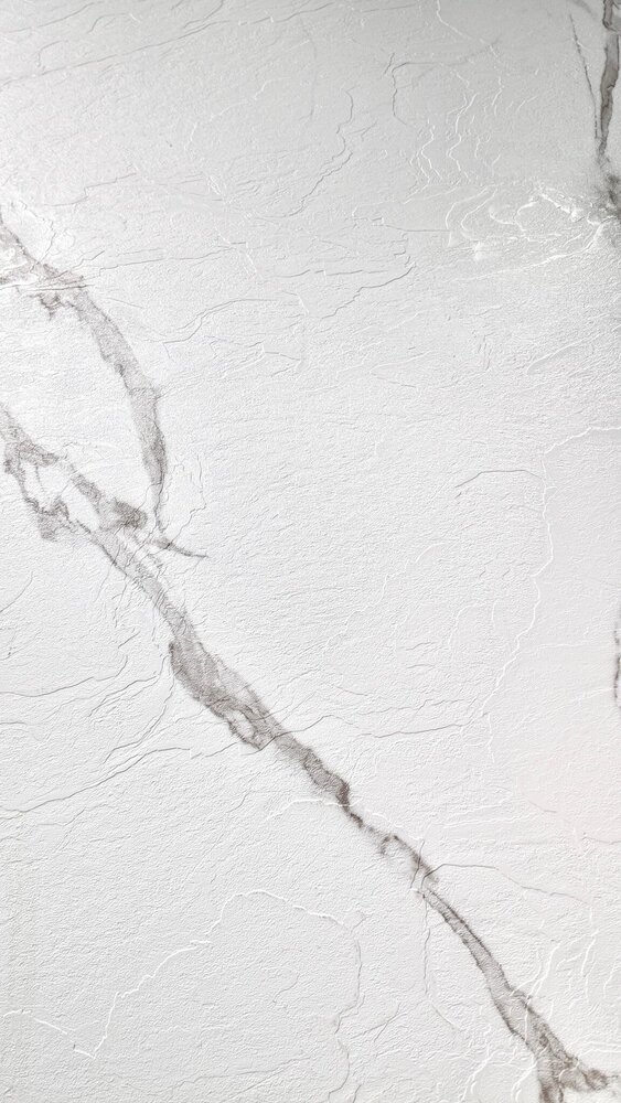Oppio €54 PER PANEEL - 120x280x0,3 cm - PVC Wandpaneel MAT Calacatta Marmer Wit / Grijs