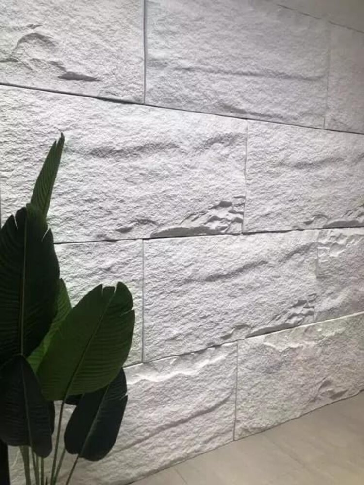 Oppio 3D XL WIT Rockstone Wandpaneel 60x120 Oppio 3D XL WIT Rockstone Wandpaneel 60x120