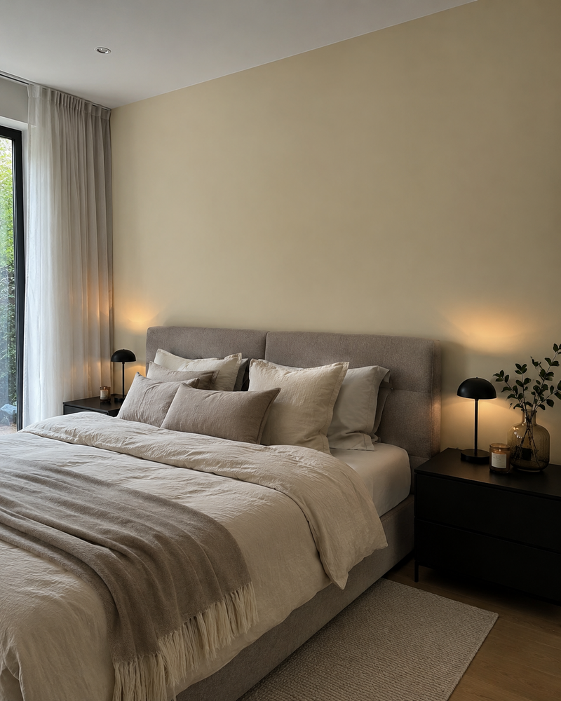Oppio €98 PER PANEEL -280x120x0,3 cm – SOFT IVORY PVC Wandpaneel MAT