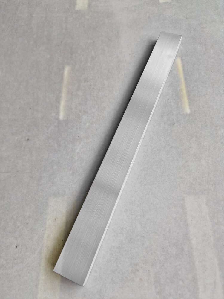 Oppio Cover voor Akupanel - Geborsteld ZILVER