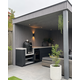 Oppio €20.99 Per Stuk - SILVER GREY - Zwarte strepen - Gevelbekleding – Composiet | 290 x 22 cm | Gevel | Tuin Oppio €20.99 Per Stuk - SILVER GREY - Zwarte strepen - Gevelbekleding – Composiet | 290 x 22 cm | Gevel | Tuin