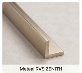 Oppio Buitenhoekprofiel  tbv. Bamboo Wandpanelen  - RVS ZENITH