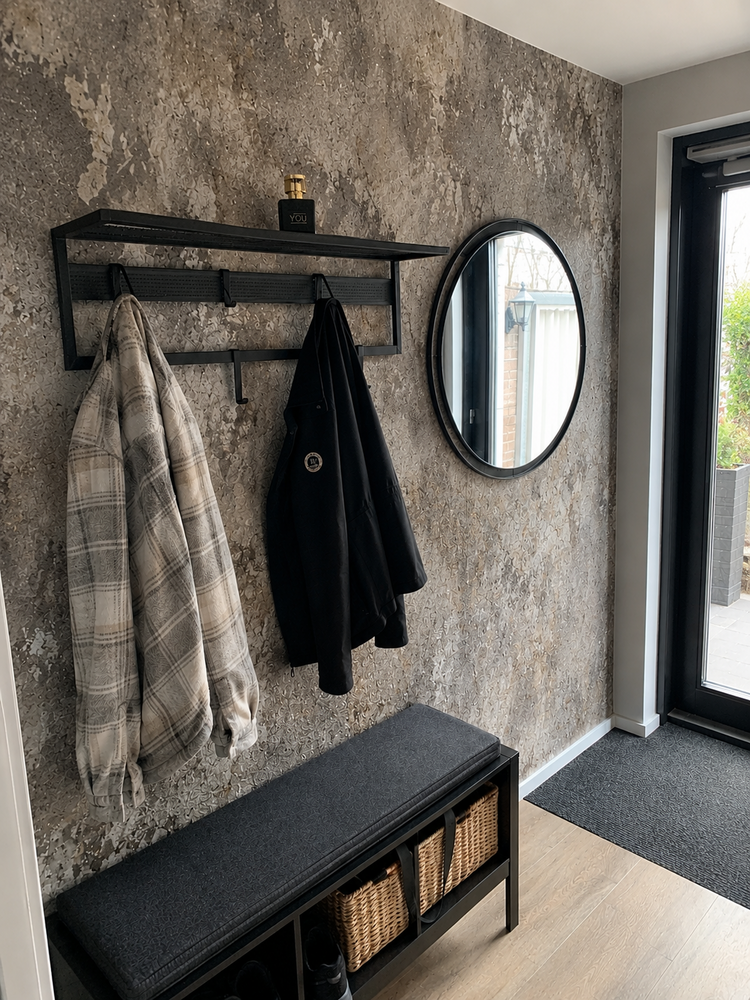 €64 PER PANEEL - 120x280x0,3 cm - PVC Wandpaneel RUSTY EARTH -  MAT