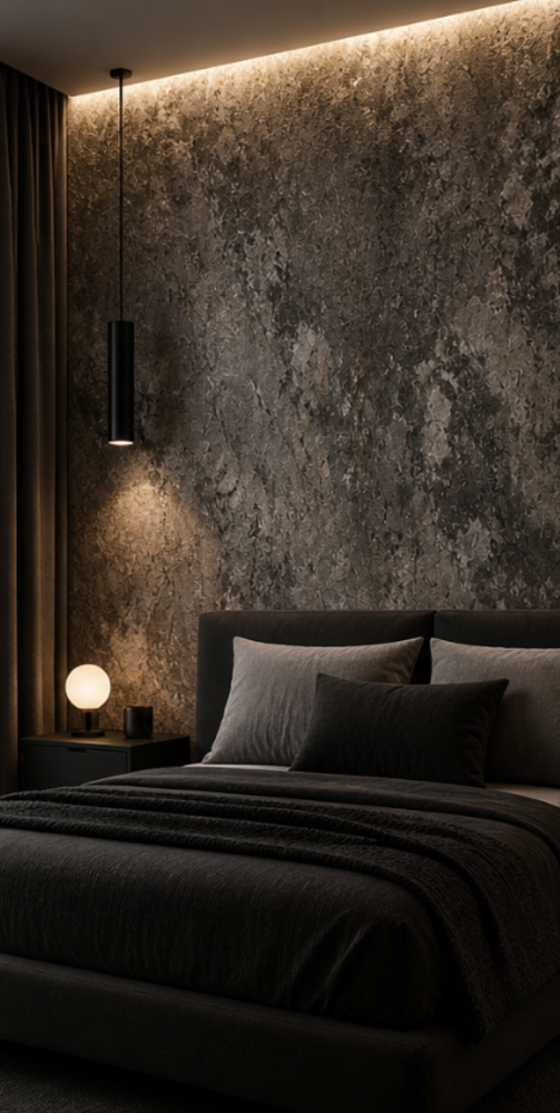 €64 PER PANEEL - 120x280x0,3 cm - PVC Wandpaneel RUSTY EARTH -  MAT