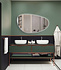 NOVA – 100 CM ( Randloos ) Toilet / Badkamerspiegel met verlichting NOVA – 100 CM ( Randloos ) Toilet / Badkamerspiegel met verlichting