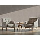 Oppio OPPIO Viltpaneel TAUPE - JAPANDI - 60x280 cm - Brandvertragend & Geluiddempend