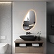 Oppio AQUA - 39.2x60 CM ( Randloos ) Toilet / Badkamerspiegel met verlichting