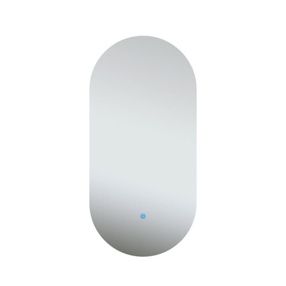 Oppio ELLIPS - 40x75 CM ( Randloos ) Toilet / Badkamerspiegel met verlichting