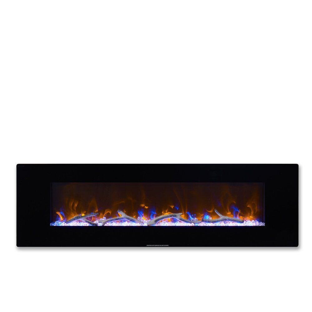 Oppio New York - 127 CM OPBOUW Elektrische Sfeerhaard MET VERWARMING + WIFI + APP FUNCTIE