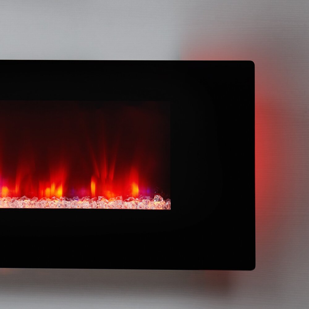 Oppio New York - 127 CM OPBOUW Elektrische Sfeerhaard MET VERWARMING + WIFI + APP FUNCTIE
