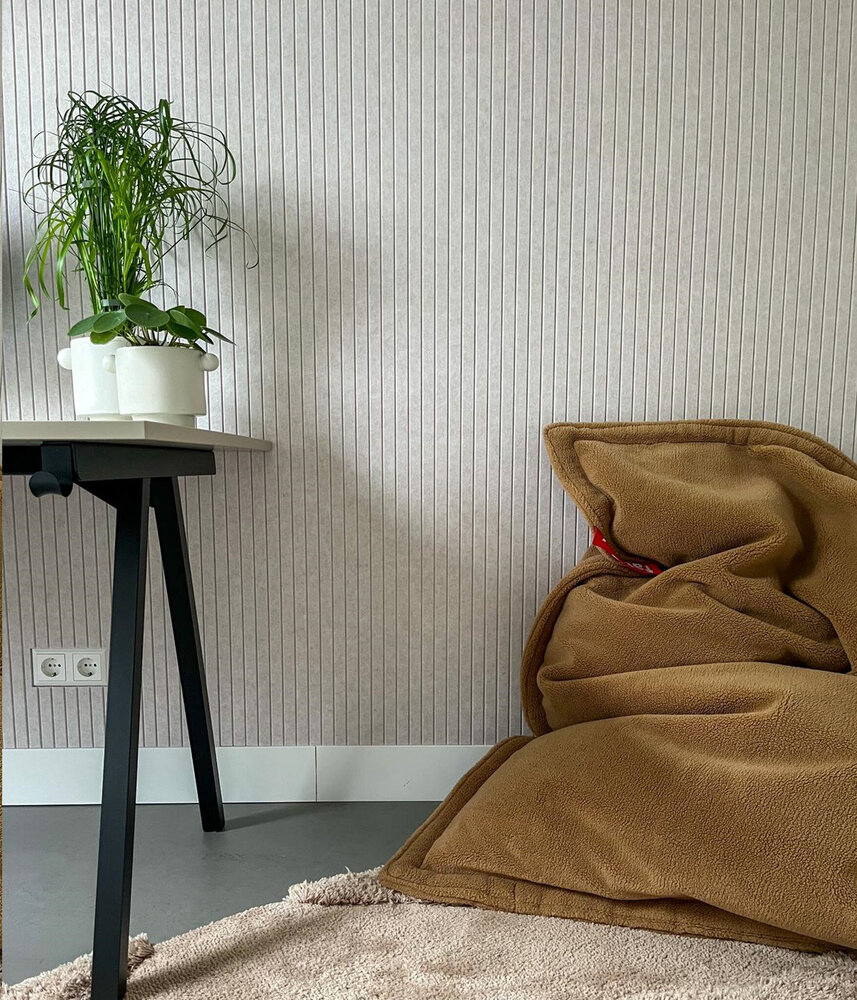 Oppio OPPIO Viltpaneel Beige JAPANDI - 60x280 cm - Brandvertragend & Geluiddempend