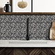 Oppio Gunmetal MINI Hexagon - Zelfklevend Mozaiek 305.9x306.8x4mm